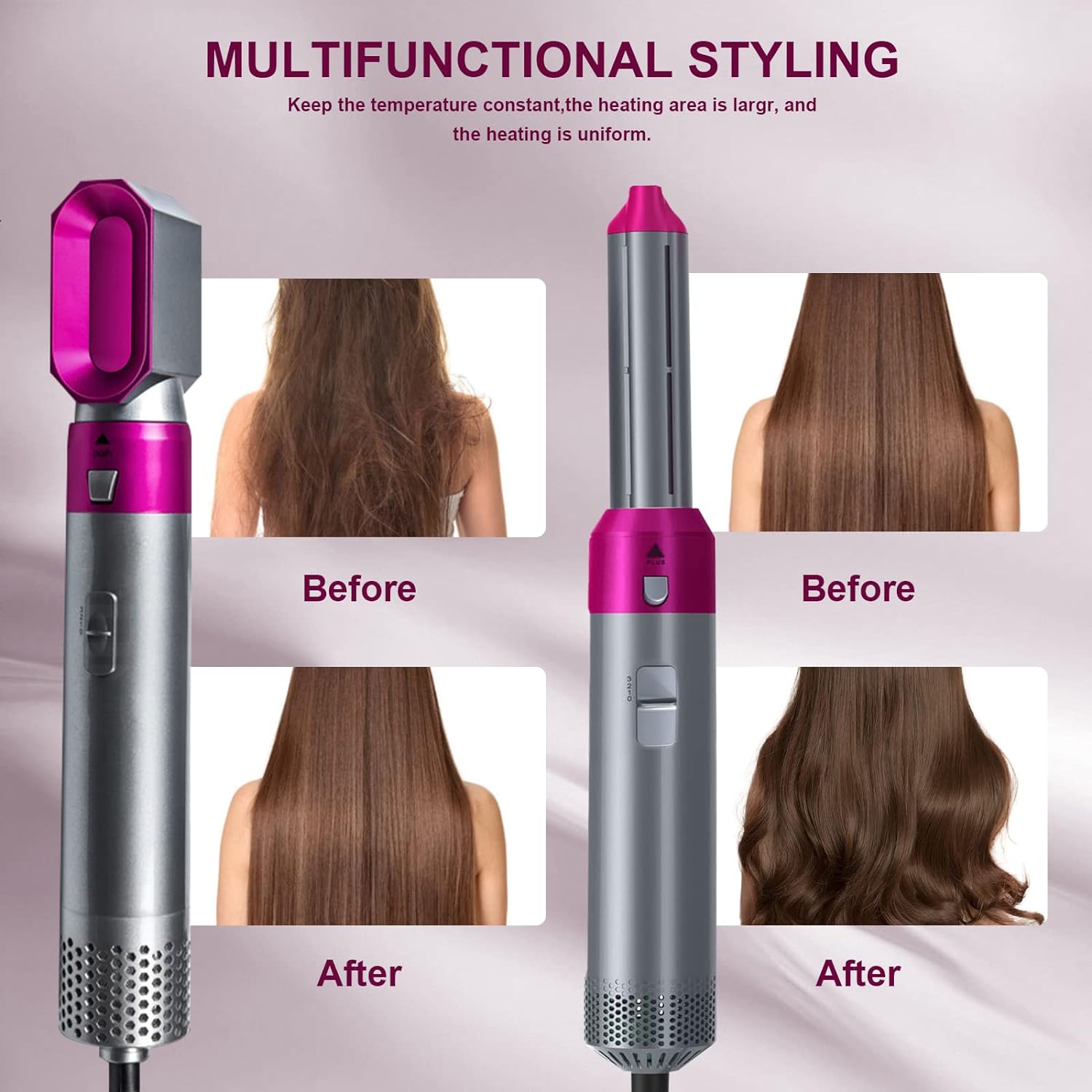 Hair Dryer Brush 5 In 1 Electric Blow Dryer Hair Comb