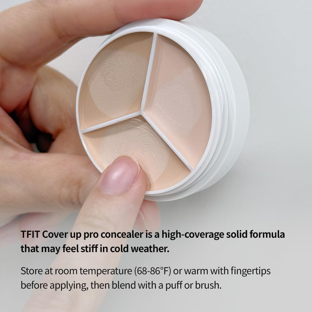 3 in1 Concealer Palette Cream Foundation full Coverage Cover Acne Spots Dark Circles Shading Highlighter Face Makeup Cometics