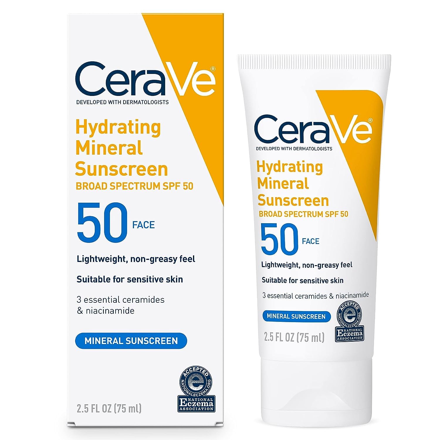 Cerave Hydrating Mineral Sunscreen Spf 50