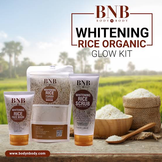 BNB Whitening Glow Kit - Rice Extract Bright & Glow Kit