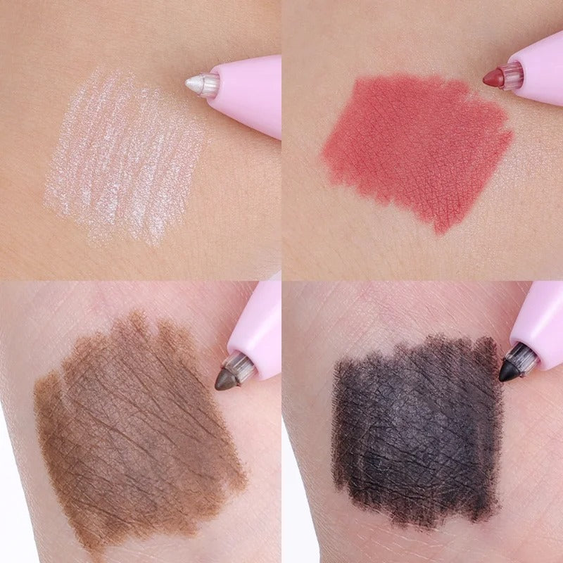 4 In 1 Waterproof Makeup Pen Eyebrow Pencil