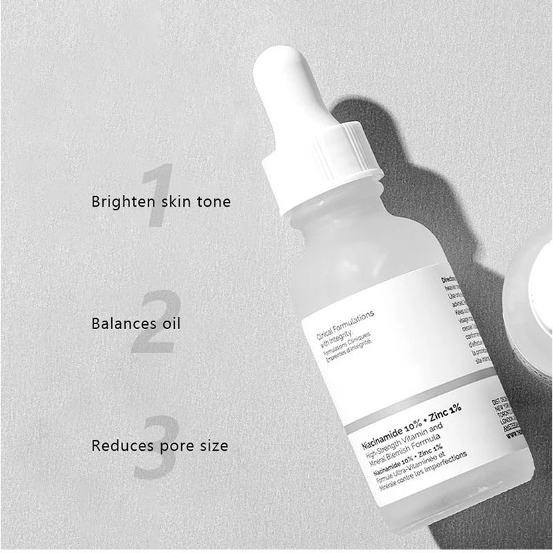Ordinary Nicotinamide Serum - Ant-Wrinkle Fade Dark Spots Vitamin C Whitening Facial Serum Skincare Essence